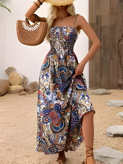 Estelle - Lätt och Elegant Slingback-Klänning för sommarstil